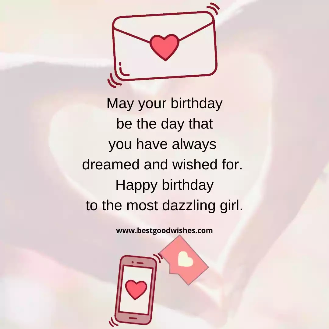 Happy Birthday Wishes For Girlfriend With Images-Best Good WIshes
