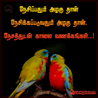 நேசிப்பதும் அழகு தான் நேசிக்கப்படுவதும் அழகு தான். நேசத்துடன் காலை வணக்கங்கள்...!