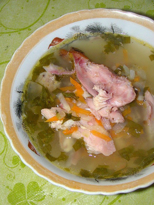 Ciorba de afumatura cu tarhon