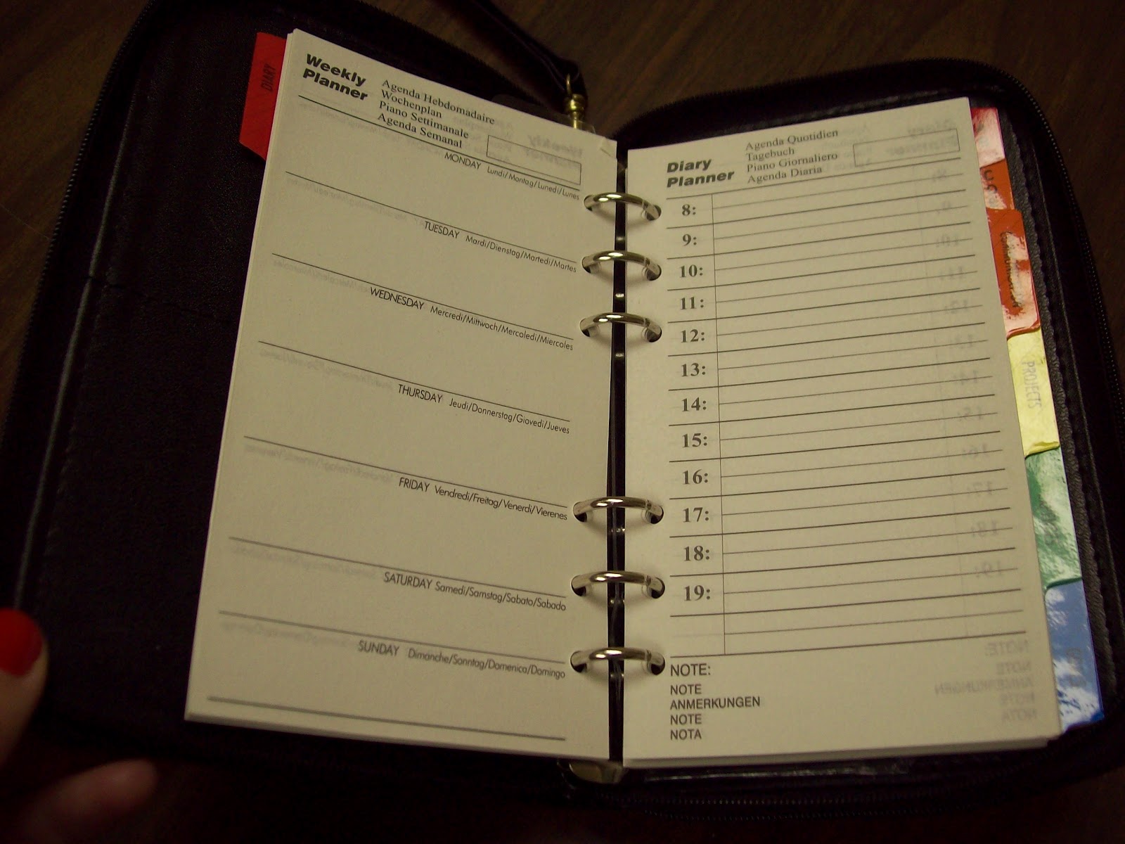 Krista's Filo "Pimping" your Filofax