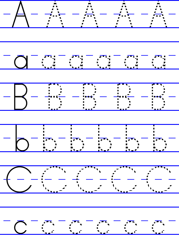 Abc Traceable Worksheets