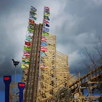 Photos of Ireland: The wooden roller coaster at Tayto Park