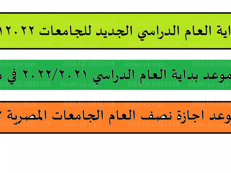 الدراسة 2021 بداية موعد عاجل.. موعد