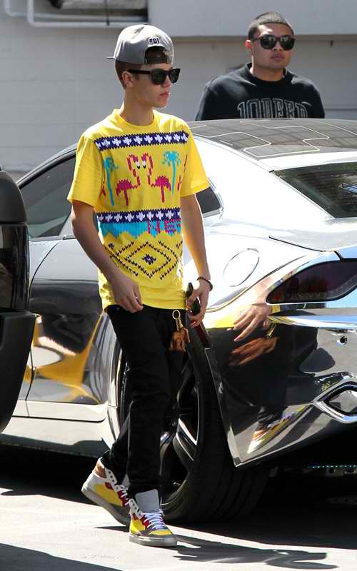 Shades of Bleu SWAG Justin Bieber x Balenciaga x Chromed out Fisker Karma