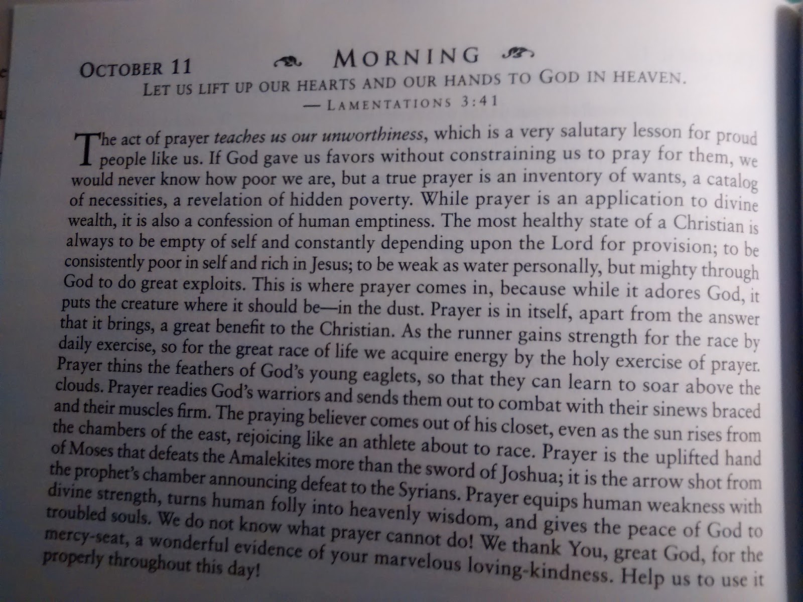randomgleanings Spurgeon's Morning and Evening
