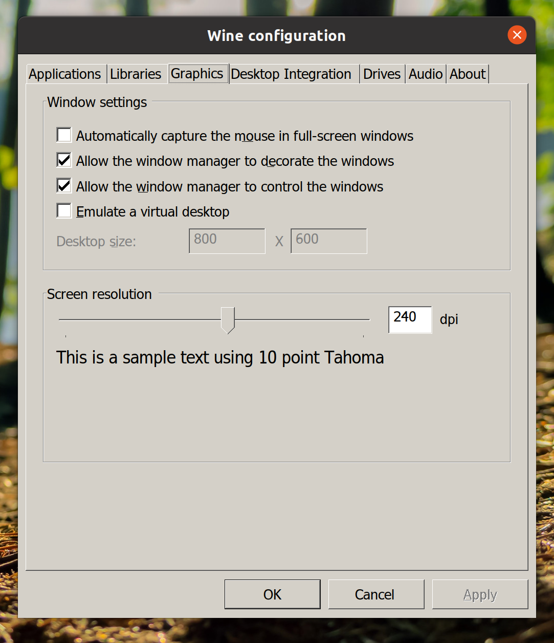 Stable IT How to improve wine applications appearance on hidpi / 4k