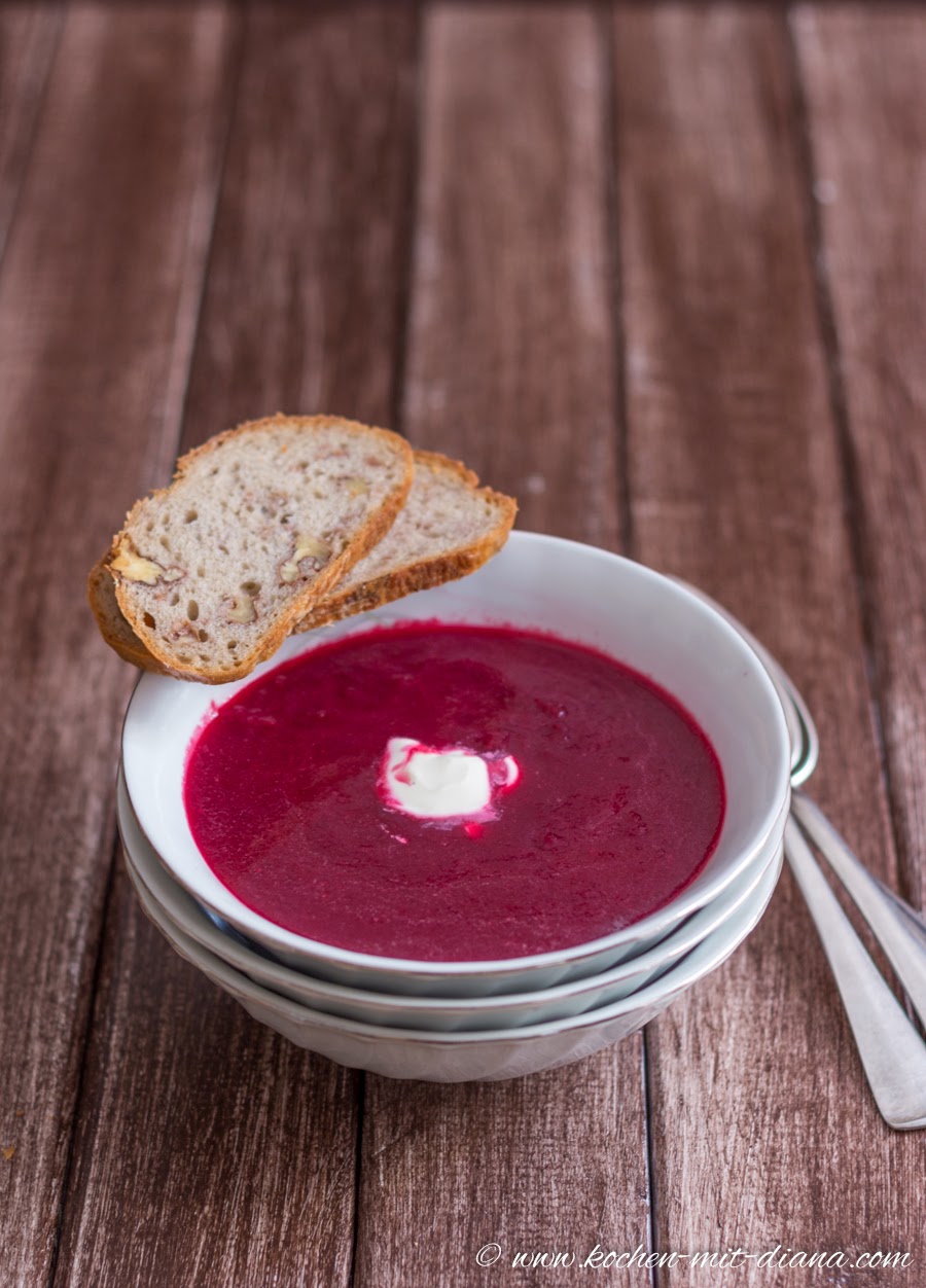 Rote Beete Suppe | Kochen mit Diana