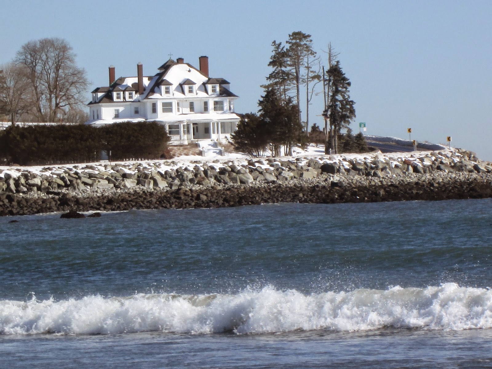 The Phantom Speaks Low Tide at Plaice Cove In Winter