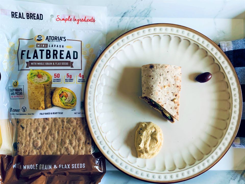 Quick & Easy Grilled Chicken Flatbread Sandwich My WAHM Plan