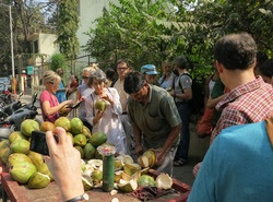 Coconut cart in Pune