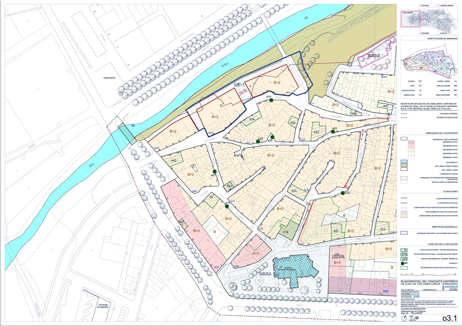 OBRA: 2018 | PLAN ESPECIAL DEL CONJUNTO HISTÓRICO | EJEA DE LOS