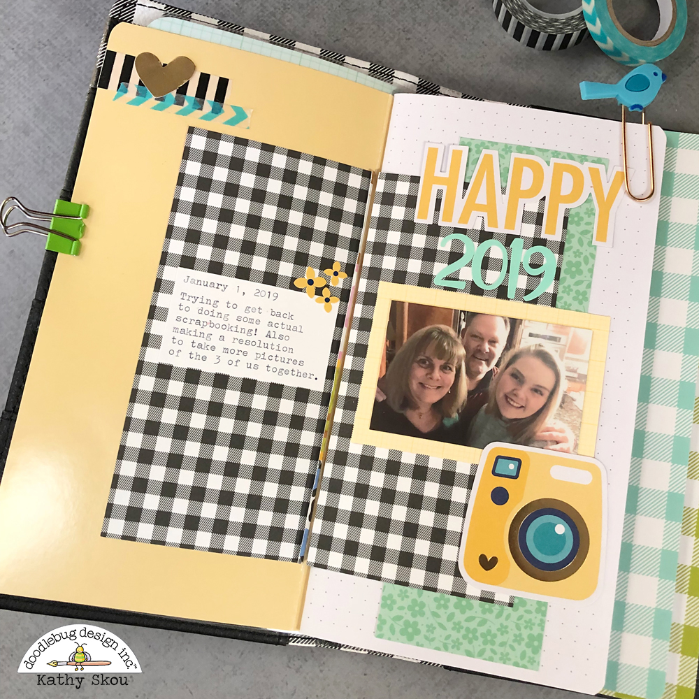 My Happy Place Doodlebug Design Daily Doodles TN Scrapbooking
