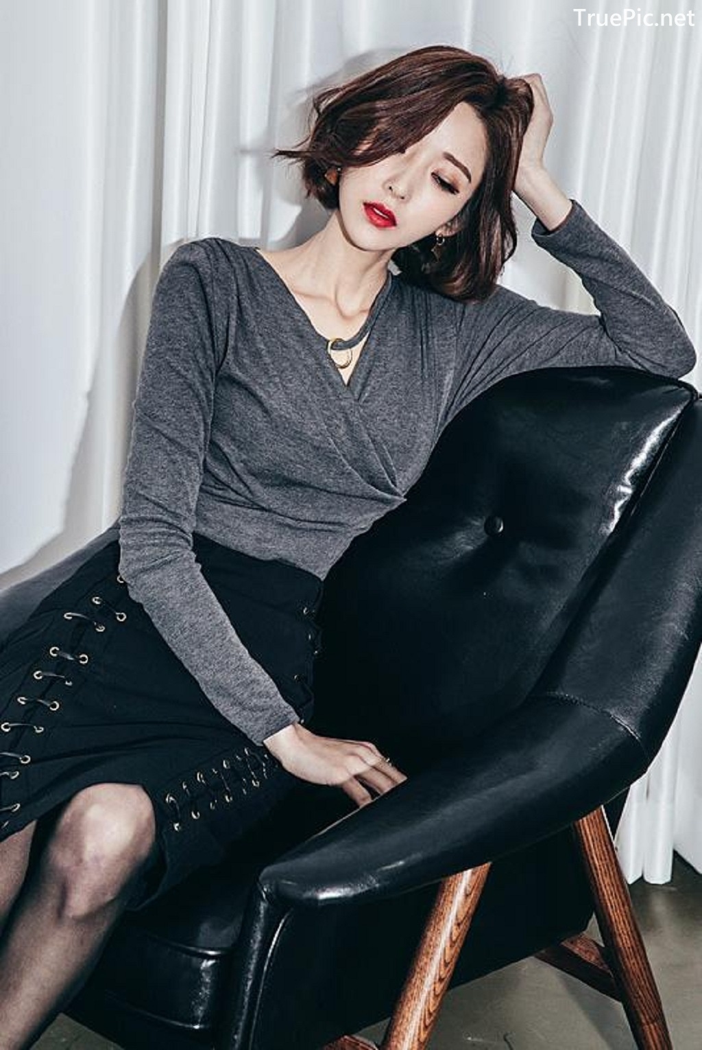 Image Ye Jin - Korean Fashion Model - Studio Photoshoot Collection - TruePic.net - Picture-73