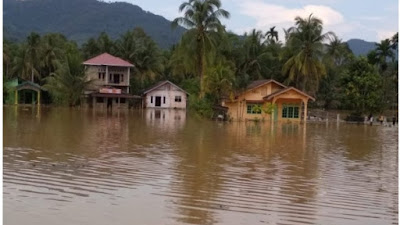 Banjir Limapuluh Kota, 6 Jorong Terendam Banjir dan 3 Orang Dikabarkan Hanyut