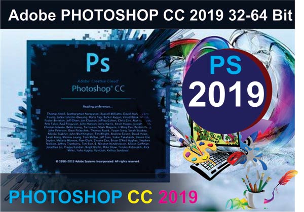 Adobe Photoshop CC 2019 + Crack 100% Working (32 + 64 bit Version) Free ...