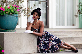 Angelique Norie, black pinup, Natural hair pinup, Natural pinup hairstyles for black women, pinup life, the black pinup, Theblackpinup,