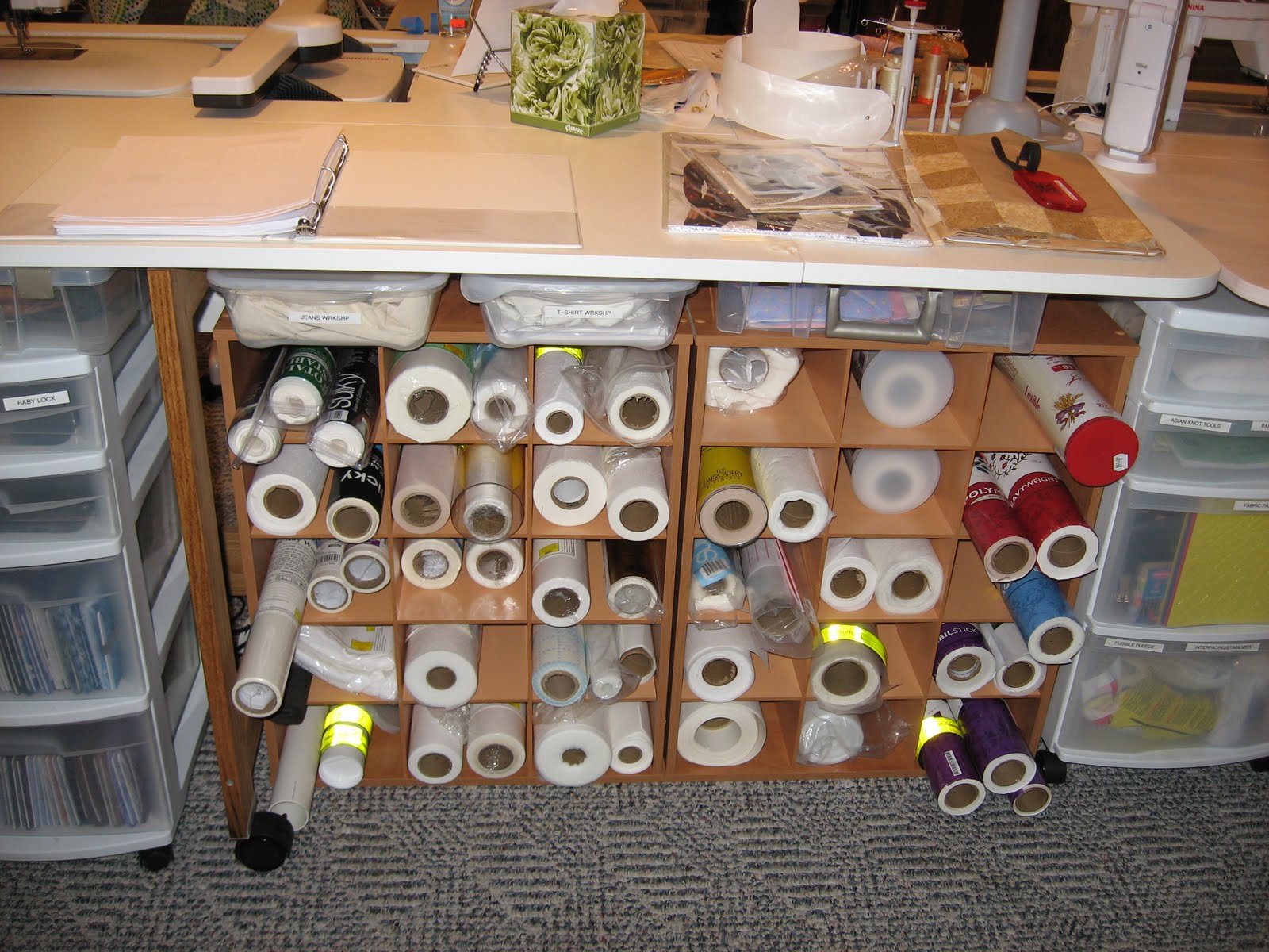 A Sewing We Will Go More Sewing Studio Organization Stabilizers