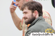 First photos of Daniel Radcliffe on the set of Game Changer