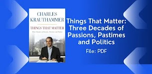 Free Books: Things That Matter - Three Decades of Passions, Pastimes and Politics