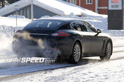 Porsche Panamera Spyshot  In The Frozen Scandinavian