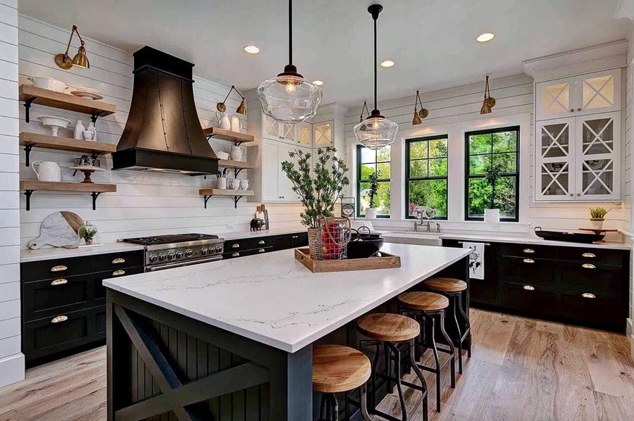 6 Beautiful Black and White Kitchen Ideas Dream House