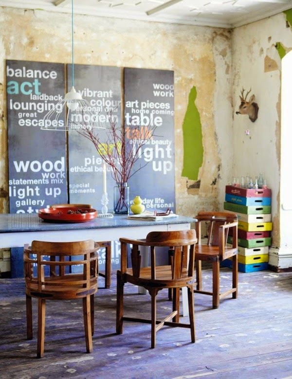 Cool interior design ideas for the home &#8211; Fonts in interior design