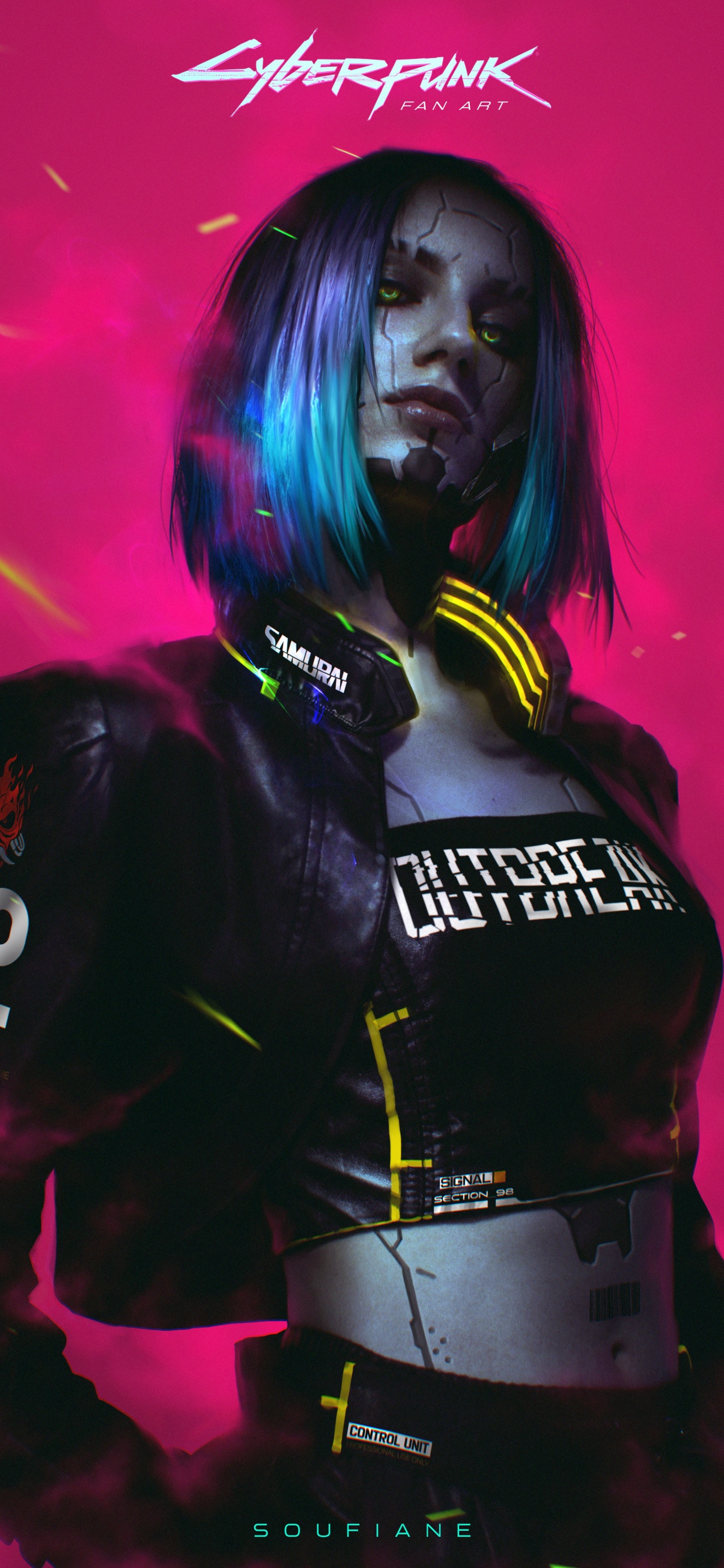 Aesthetic Cyberpunk Girl Desktop Wallpaper - Cyberpunk Wallpaper