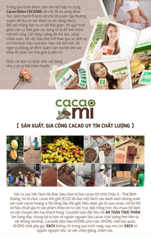 Cacao Detox Cacaomi Thanh Lọc Cơ Thể (Hộp 20 Gói)