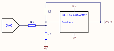 DC-DC Converter Output Voltage Control Using a DAC