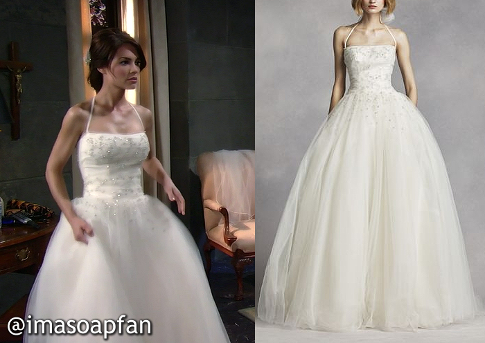 Elizabeth Webber's Tulle Wedding Dress - General Hospital, Season 53 ...