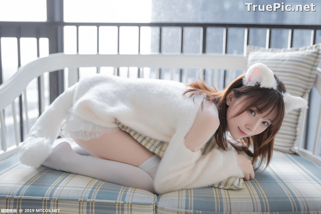 Image [MTCos] 喵糖映画 Vol.027 – Chinese Cute Model – Beautiful White Cat - TruePic.net - Picture-25
