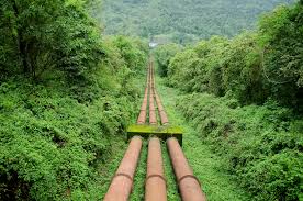 Penstock of hydroelectric power plant