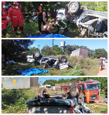 Colisão entre caminhão e caminhonete deixa dois mortos em Itapecuru-Mirim