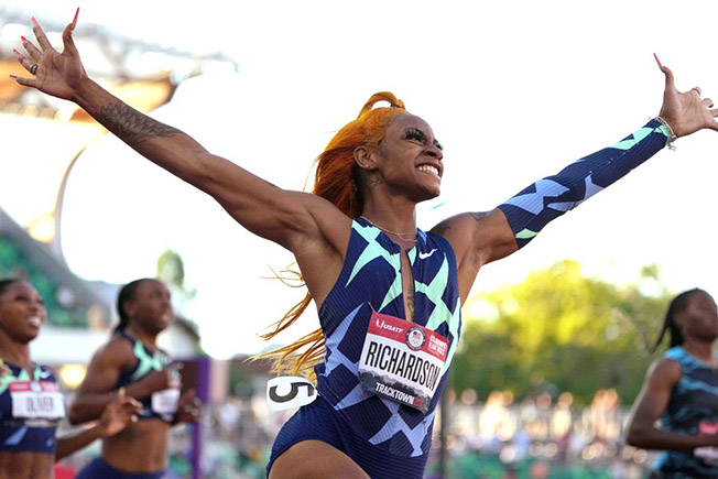 Sha'Carri Richardson missed the Tokyo Games after a positive test. 