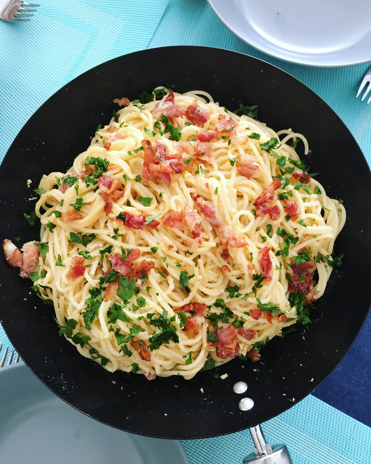 Classic Spaghetti Carbonara (italienisches Originalrezept ohne Sahne ...