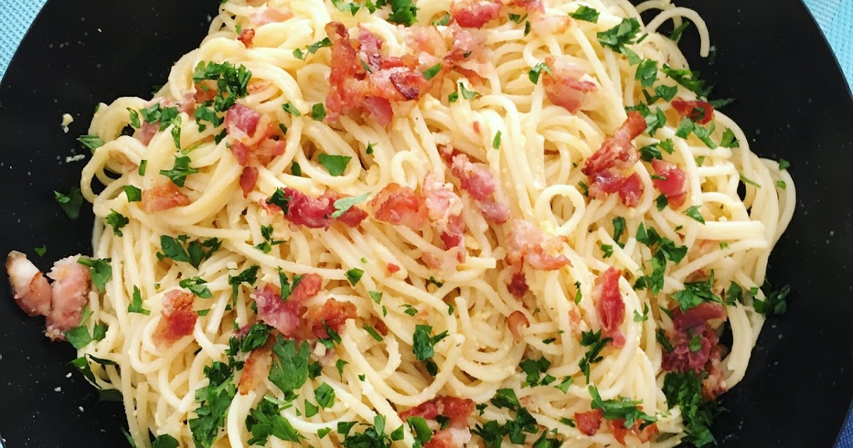 Classic Spaghetti Carbonara (italienisches Originalrezept ohne Sahne ...