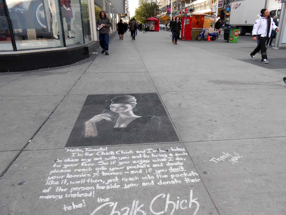 Toronto Grand Prix Tourist A Toronto Blog Chalk Chick Street Art A