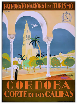PATRONATO NACIONAL DEL TURISMO - CARTEL DE CÓRDOBA (1929) - Carlos Sáenz de Tejada