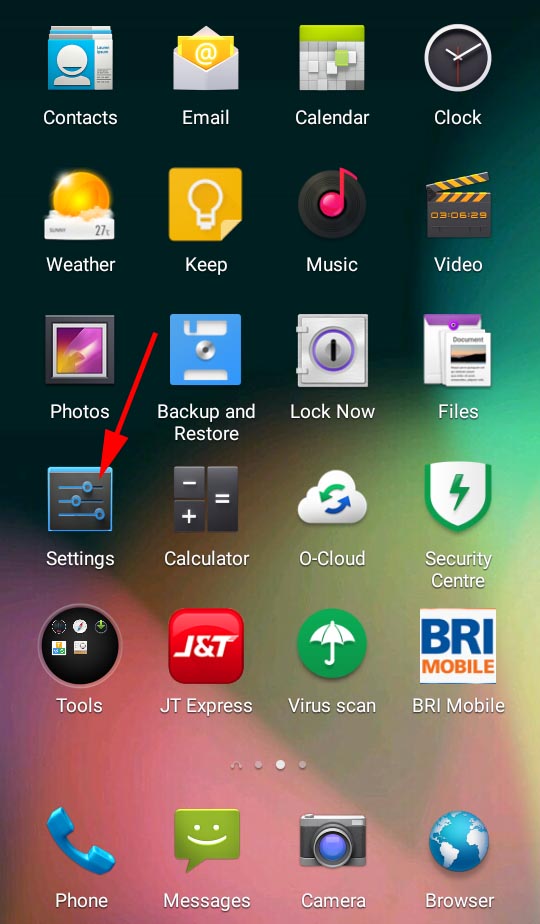 Cara Reset HP OPPO Neo 7 (Oppo A 1603) Aflah Sentosa