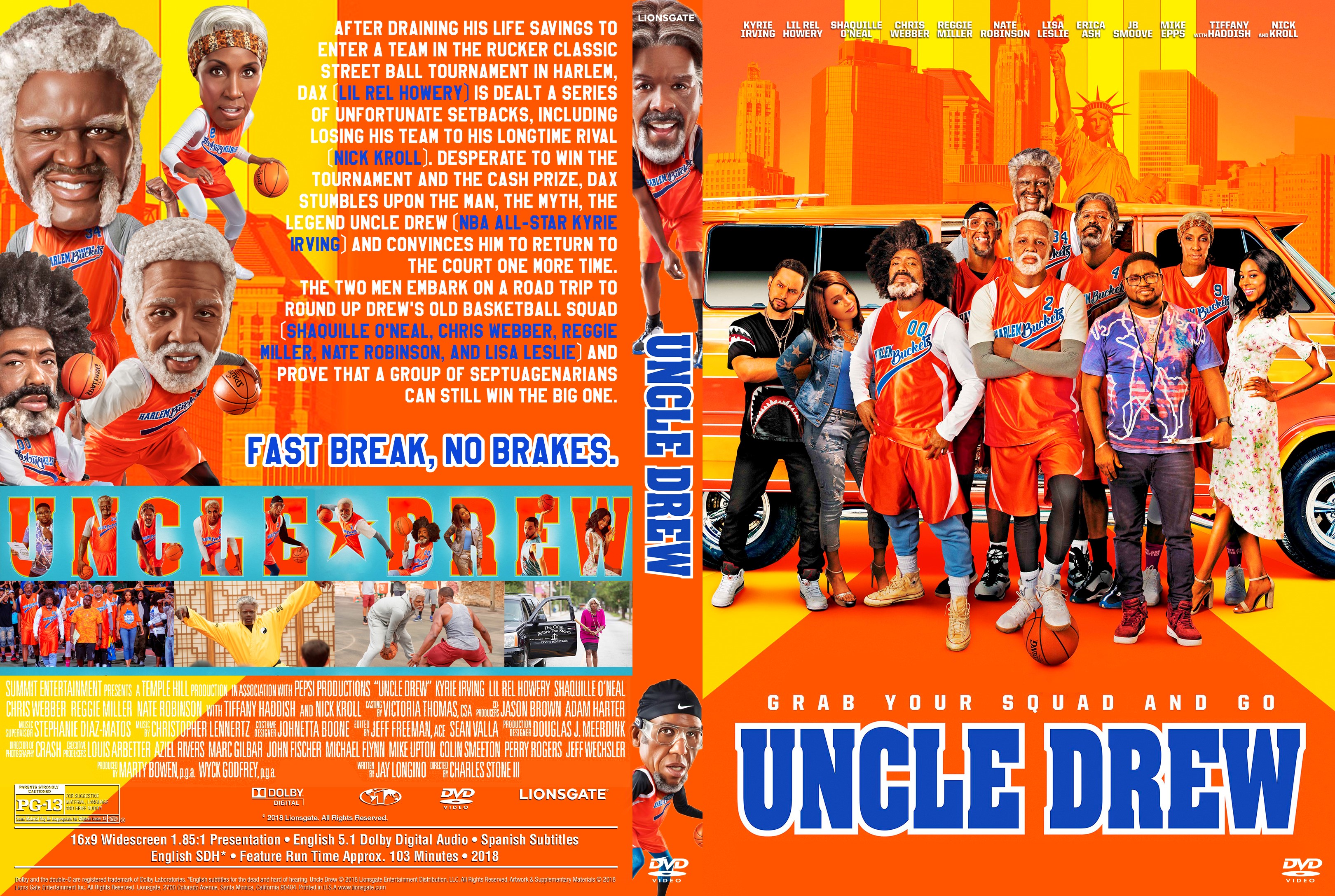 Uncle Drew DVD Cover | Cover Addict - Free DVD, Bluray Covers and Movie Posters3240 x 2175