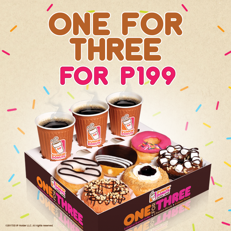 Manila Shopper Dunkin' Donuts Big Deal Day Sept 16 2017