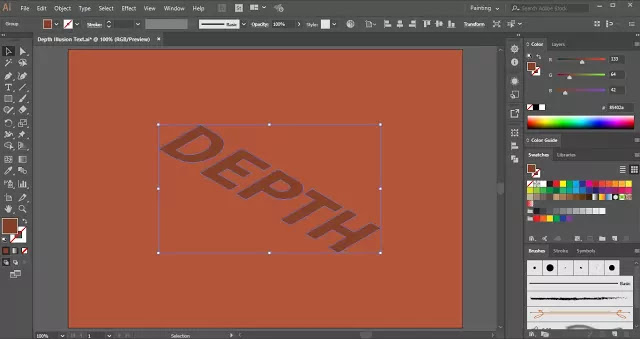 Illusion of Depth in Adobe Illustrator