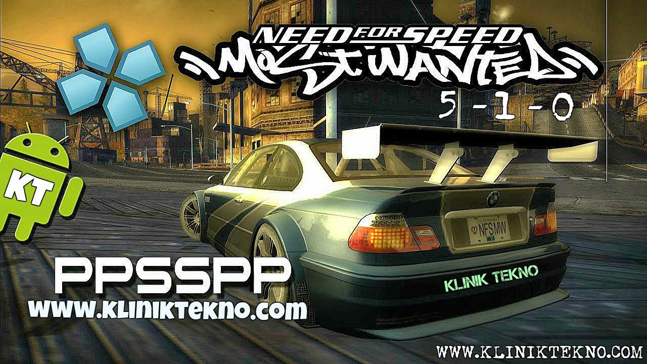 Need For Speed Most Wanted ISO 5 1 0 Europe PPSSPP