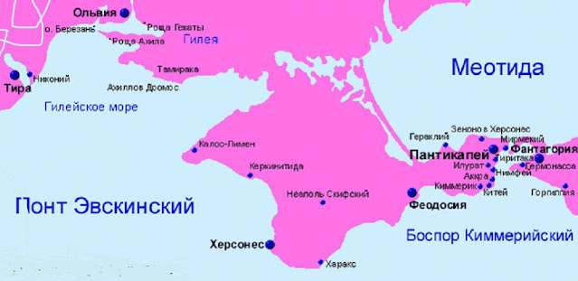 Карта Причерноморья