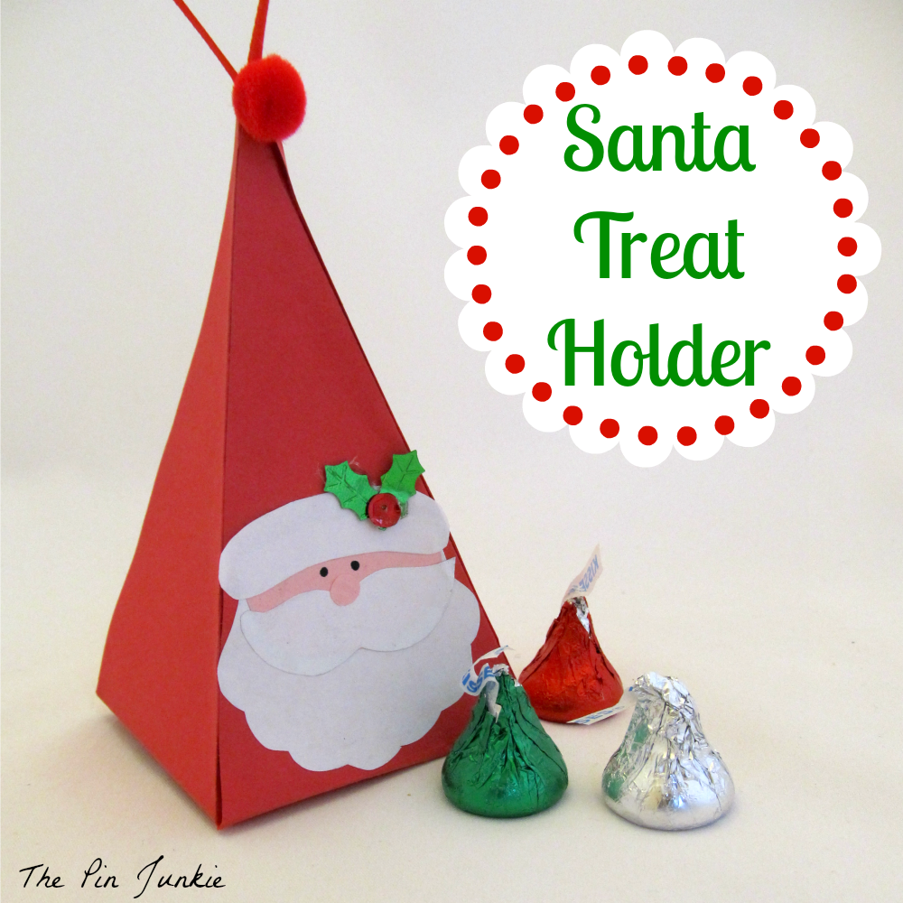 Paper Santa Treat Holder