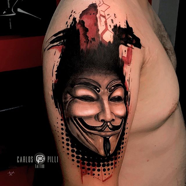 Tatuajes V de Vendetta