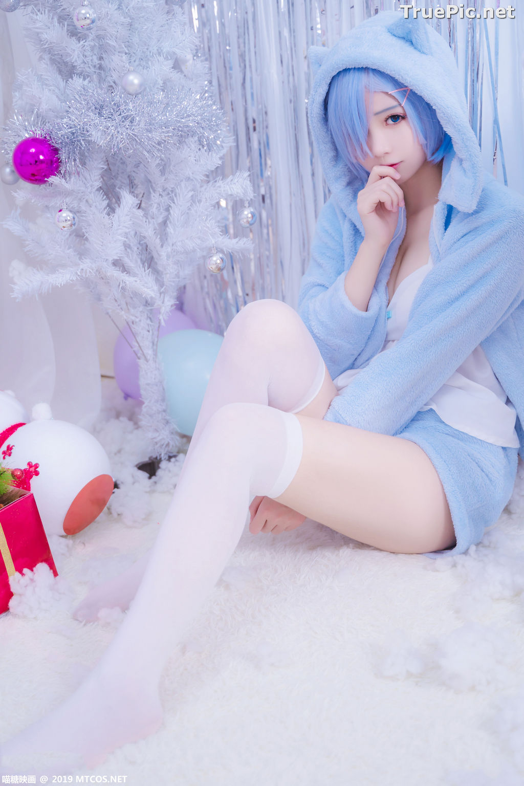 Image [MTCos] 喵糖映画 Vol.043 – Chinese Cute Model – Sexy Rem Cosplay - TruePic.net - Picture-2