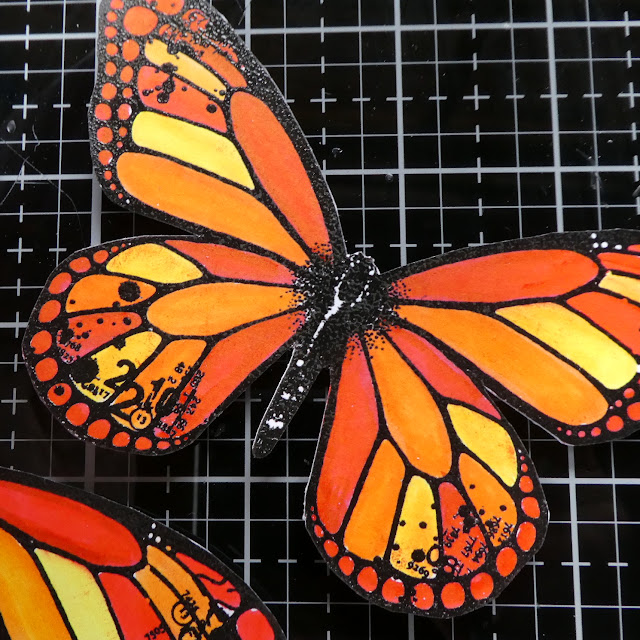 large butterfly stamp