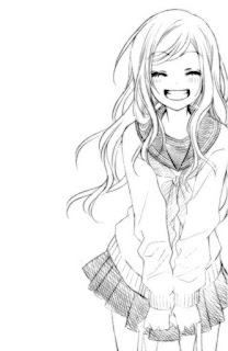 cute long hair anime girl drawing