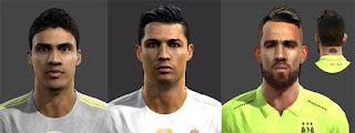 Faces, Raphaël Varane, Cristiano Ronaldo, Nicolas Otamendi, Pes 2013